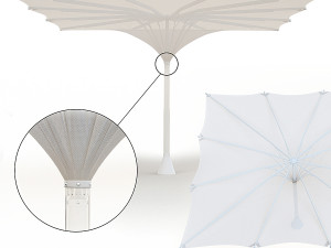Umbrella MDT-tex Tulip Form 3D Model