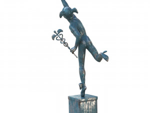 Statue of mercury 3D Model