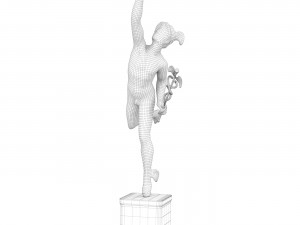Statue of mercury 3D Model