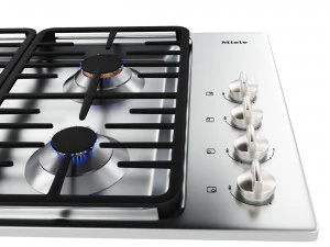 Fog&atilde;o Miele 6 e 4 bocas com exaustor Modelo 3D