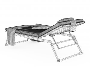 Deck chair Mirto Outdoor BB Italia 3D 모델
