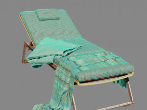 Deck chair Mirto Outdoor BB Italia 3D Model