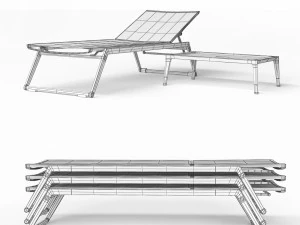 Furniture Mirto Outdoor BB Italia 3D Model