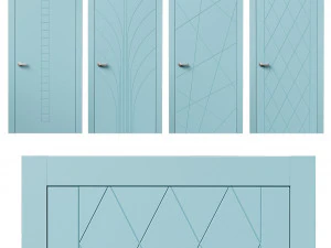 Modern kapı serisi 1 3D Model