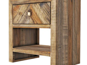 Moes Teigen Nightstand 3D Model