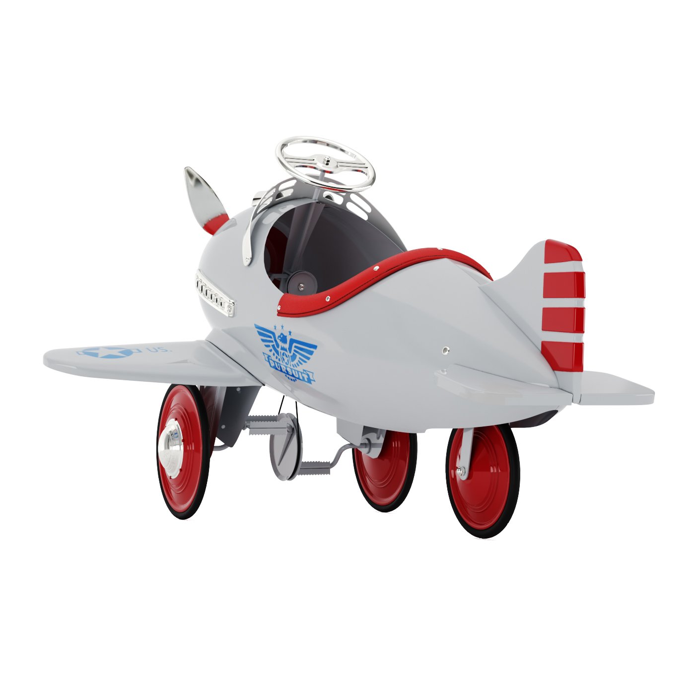 Pursuit plane pedal deals car