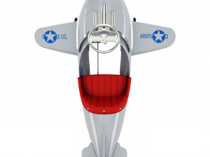 Kids pedal plane Murray Pursuit 3D Модель