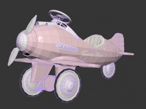 Childrens Pedal Plane Fantasy Flyer Model 3D