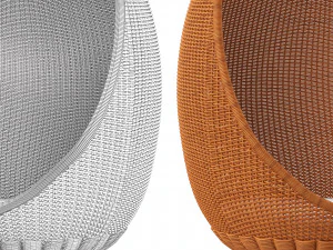 Nanna Ditzel Hanging Egg Chair 3D Model