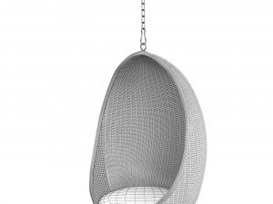 Nanna Ditzel Hanging Egg Chair 3D Model