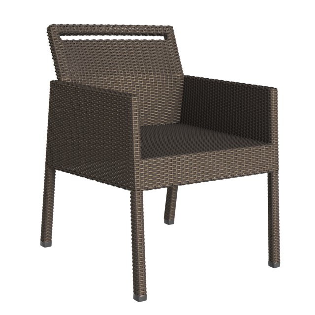 Armchair Niche ACFW FV Bronze 3D Model .c4d .max .obj .3ds .fbx .stl .blend 