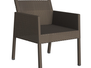 Armchair Niche ACFW FV Bronze Modèle 3D