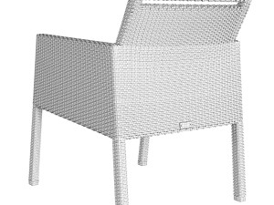 Armchair Niche ACFW FV Bronze 3D Model