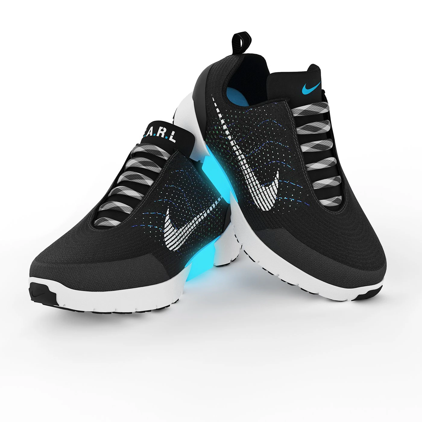 Nike HyperAdapt Sneakers 1 3D Model .c4d .max .obj .3ds .fbx .stl .blend 