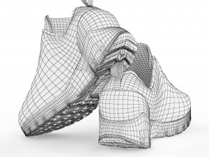 Nike HyperAdapt Sneakers 1 3D Model