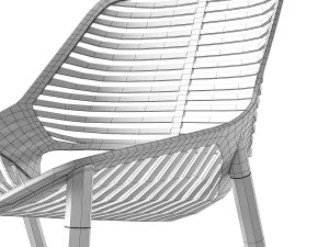 Chair Niwa 3D Model