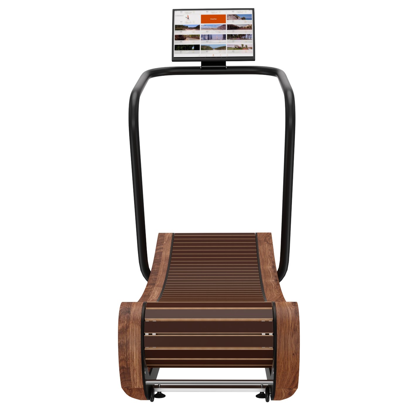 Titanium strength wood curved treadmill outlet