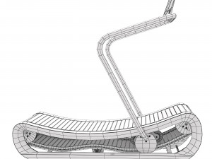 Treadmill NOHrD sprintbok 3Dモデル