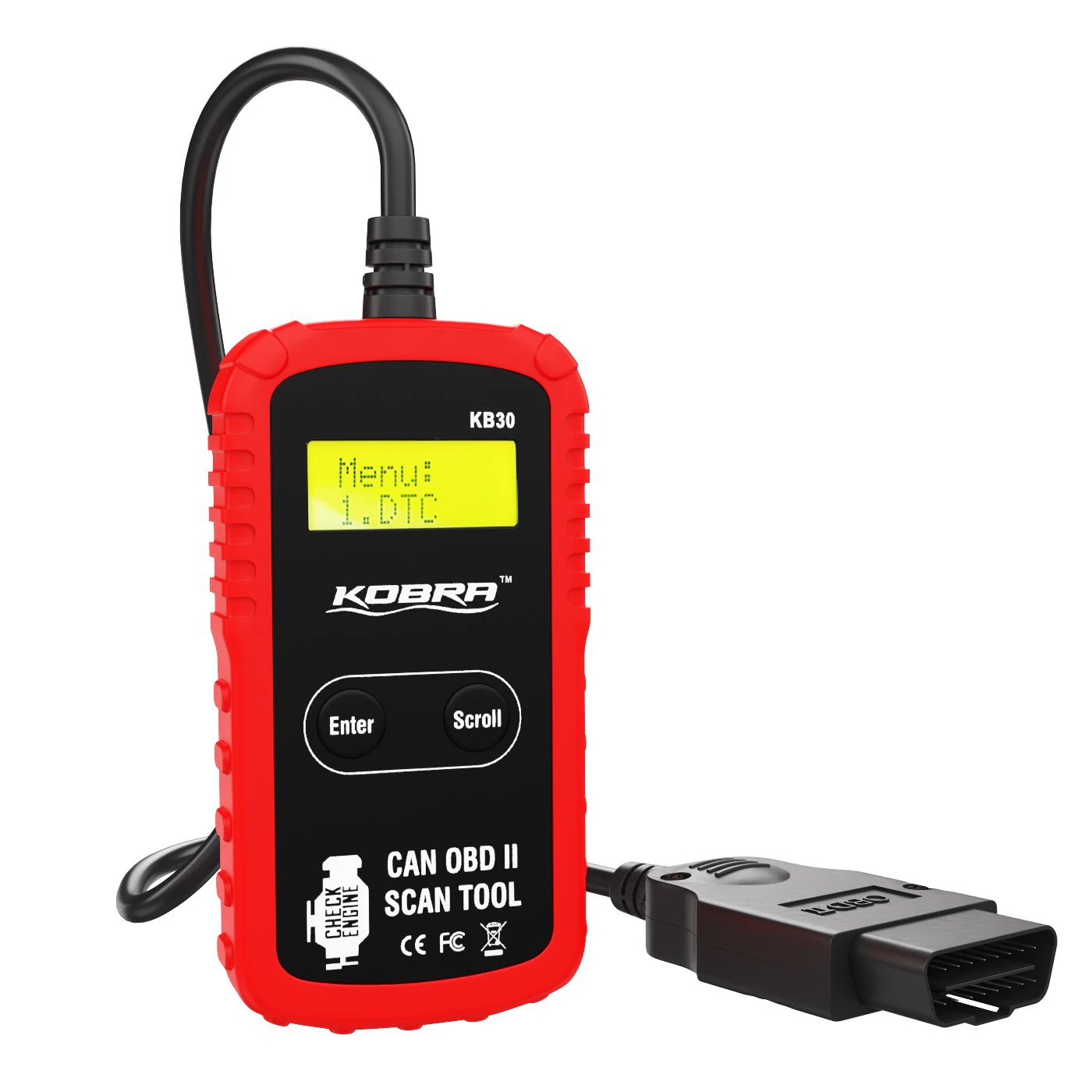 Car scanner OBD II 3D Model .c4d .max .obj .3ds .fbx .stl .blend 