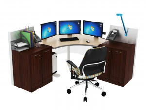 Office furniture2 3D Model