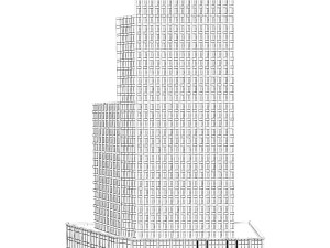 One Hudson Yards skyscraper 3D मॉडल
