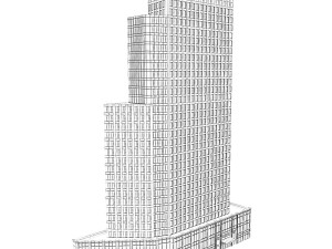 One Hudson Yards skyscraper 3D मॉडल
