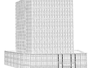 One Hudson Yards skyscraper 3D मॉडल