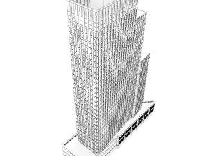 One Hudson Yards skyscraper 3D मॉडल