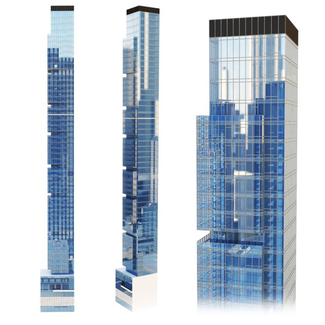 Skyscraper One Madison New York Modelo 3D .c4d .max .obj .3ds .fbx .stl .blend