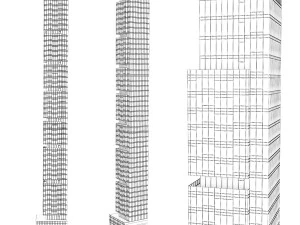 Skyscraper One Madison New York 3D Model