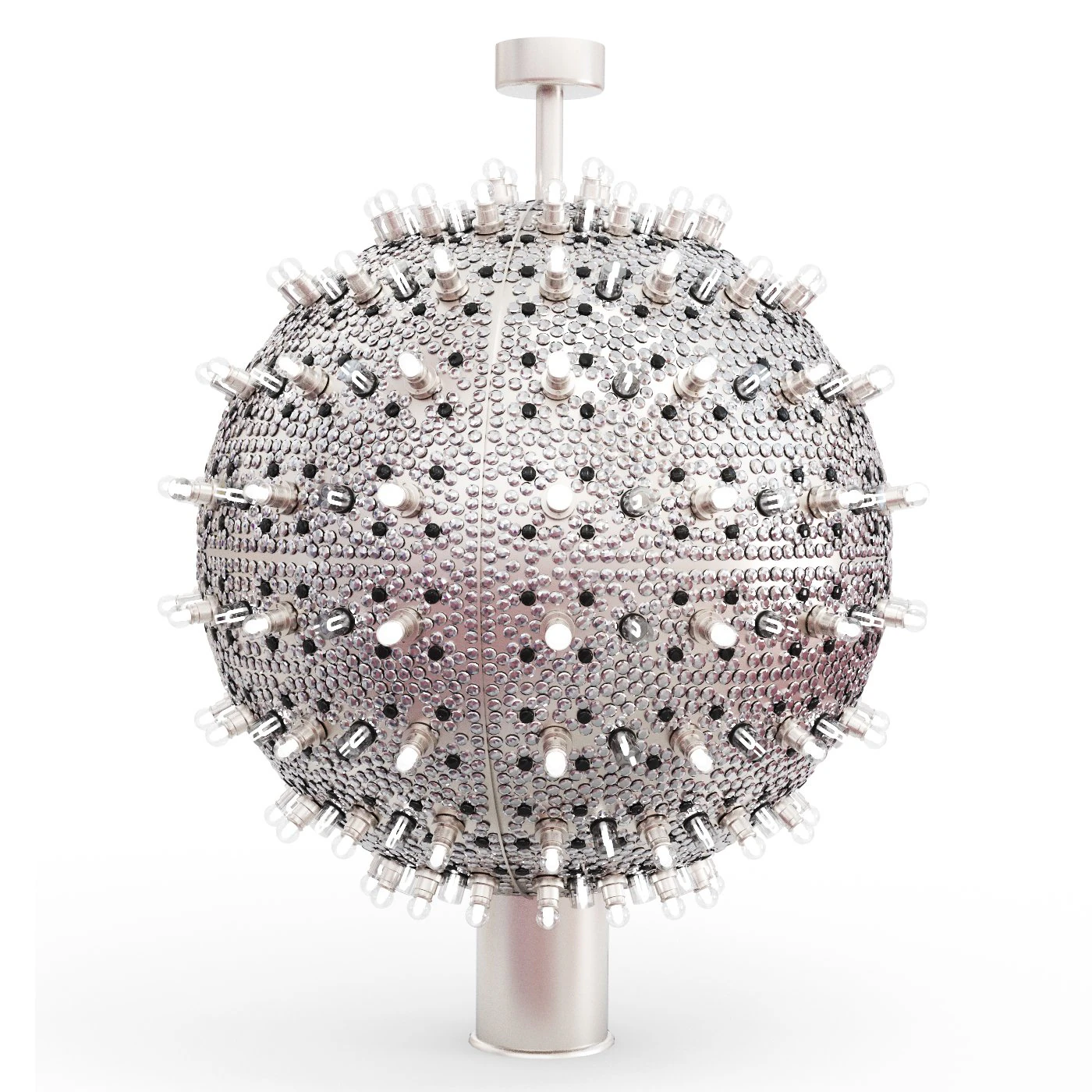 Christmas ball One Times Square ball 3D Model .c4d .max .obj .3ds .fbx .stl .blend 