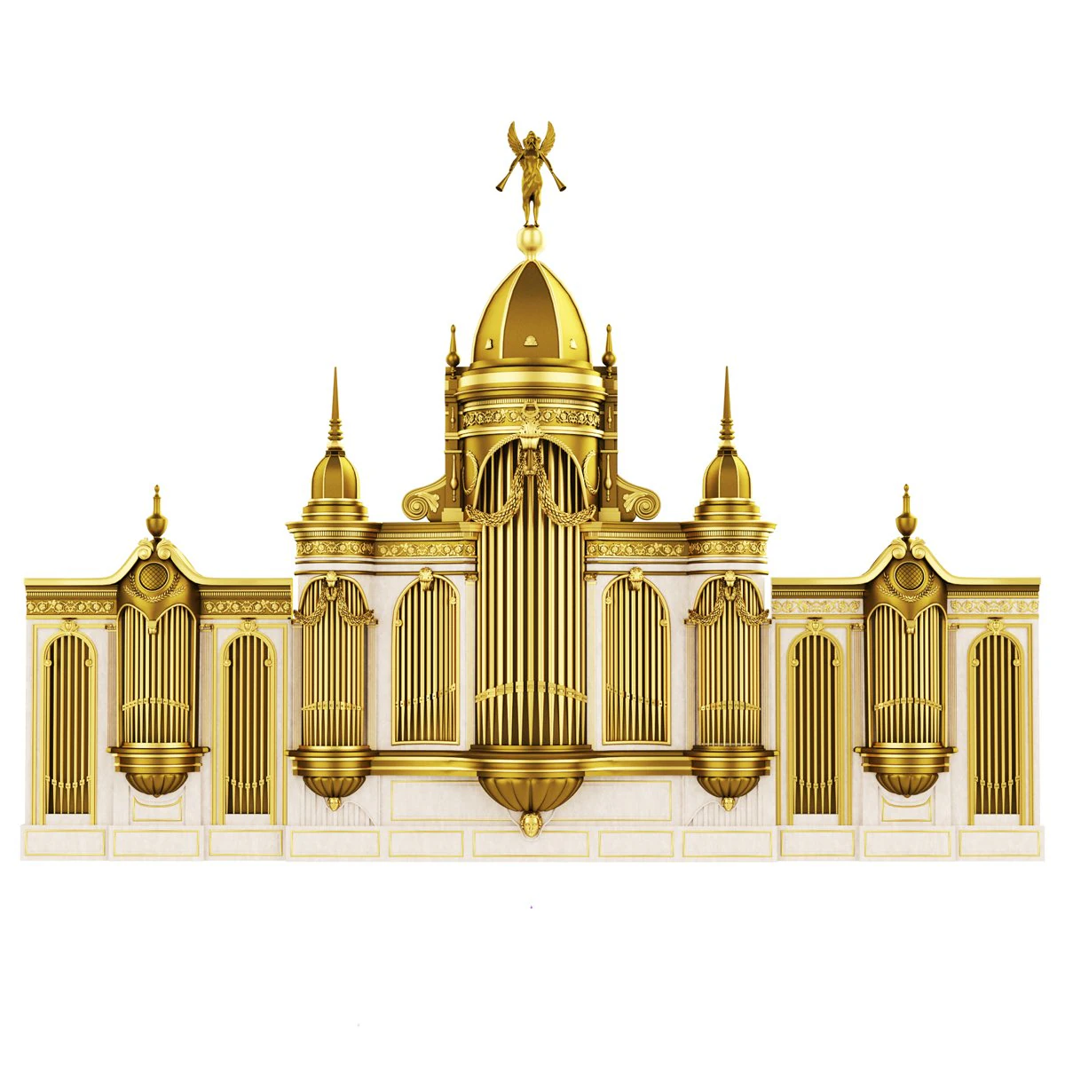 Organ 3D Model .c4d .max .obj .3ds .fbx .stl .blend