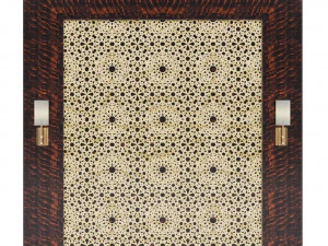 Portale orientale per camera da letto Modello 3D