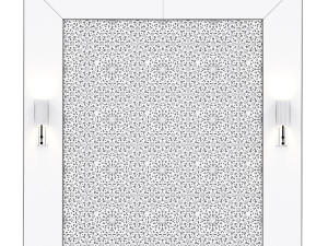 Oriental portal for bedroom Modelo 3D