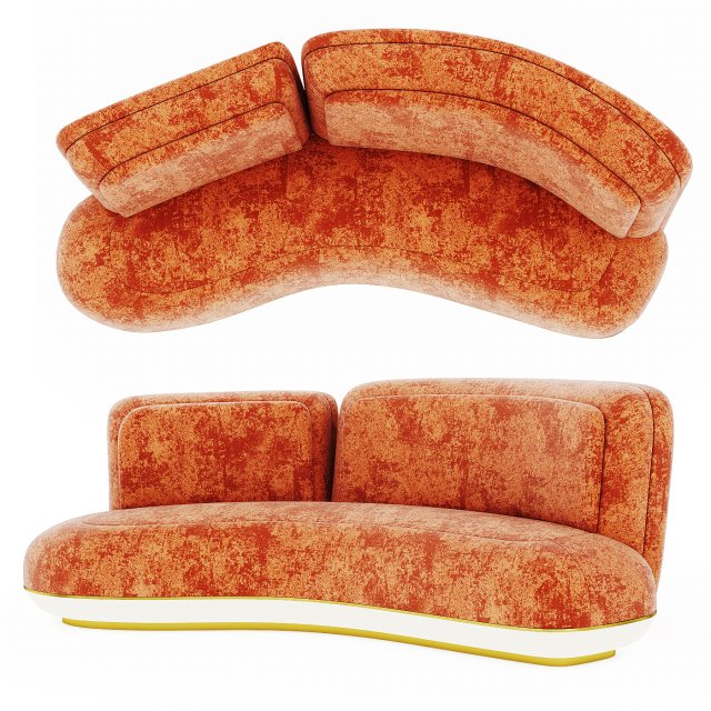 Sofa Se Oshun sofa 3D मॉडल .c4d .max .obj .3ds .fbx .stl .blend 