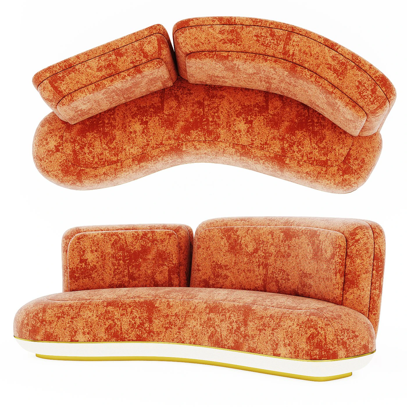 Sofa Se Oshun sofa 3D Model .c4d .max .obj .3ds .fbx .stl .blend 