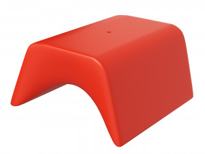 Ottoman Otto Ottoman and Planter 3D 모델