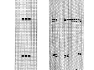 Skyscraper Paramount Plaza New York 3D Model