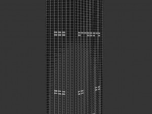 Skyscraper Paramount Plaza New York 3D Model