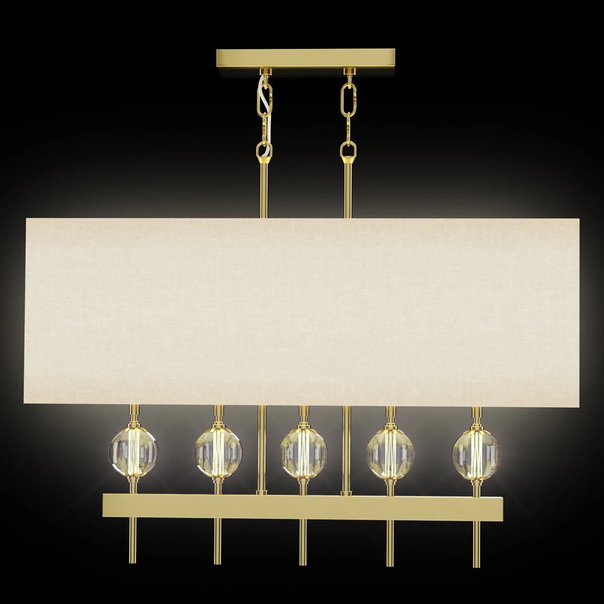 Chandelier Park Lane 3D Model .c4d .max .obj .3ds .fbx .stl .blend 