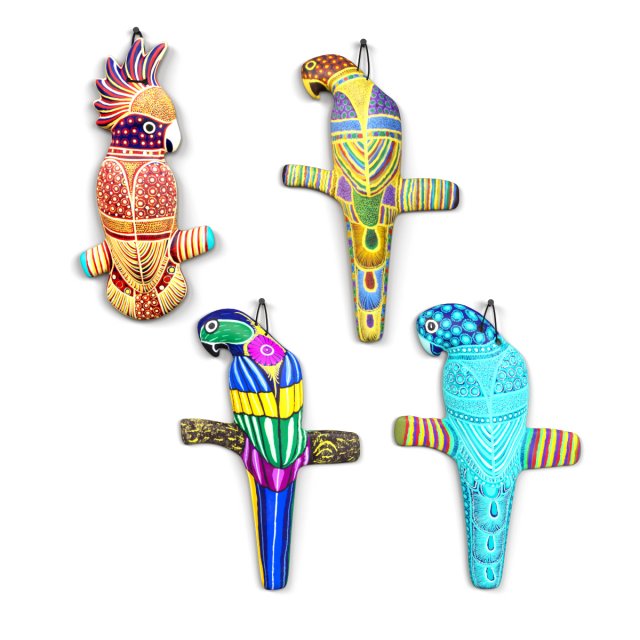 Parrots Modèle 3D .c4d .max .obj .3ds .fbx .stl .blend 