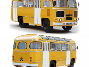 &Ocirc;nibus PAZ-672 Modelo 3D