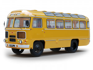 Bus PAZ-672 3D Model
