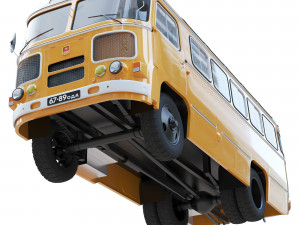 Bus PAZ-672 3D Model