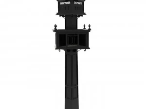 Bernus Clock column 3D Model