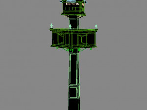 Bernus Clock column Model 3D