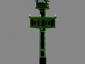 Bernus Clock column 3D Model