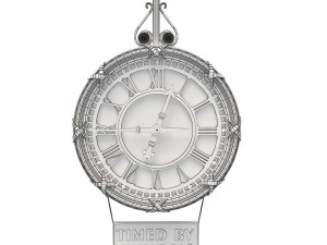Bernus Clock column Model 3D