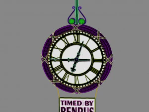 Bernus Clock column 3D Model