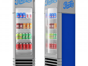 Refrigerator Retro Pepsi Cola 3D 模型